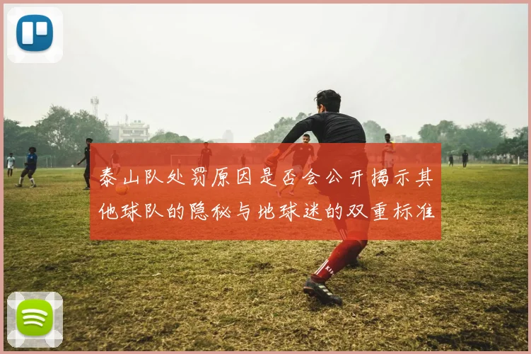 泰山队处罚原因是否会公开揭示其他球队的隐秘与地球迷的双重标准