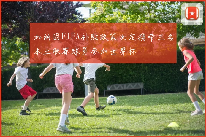 加纳因FIFA补贴政策决定携带三名本土联赛球员参加世界杯